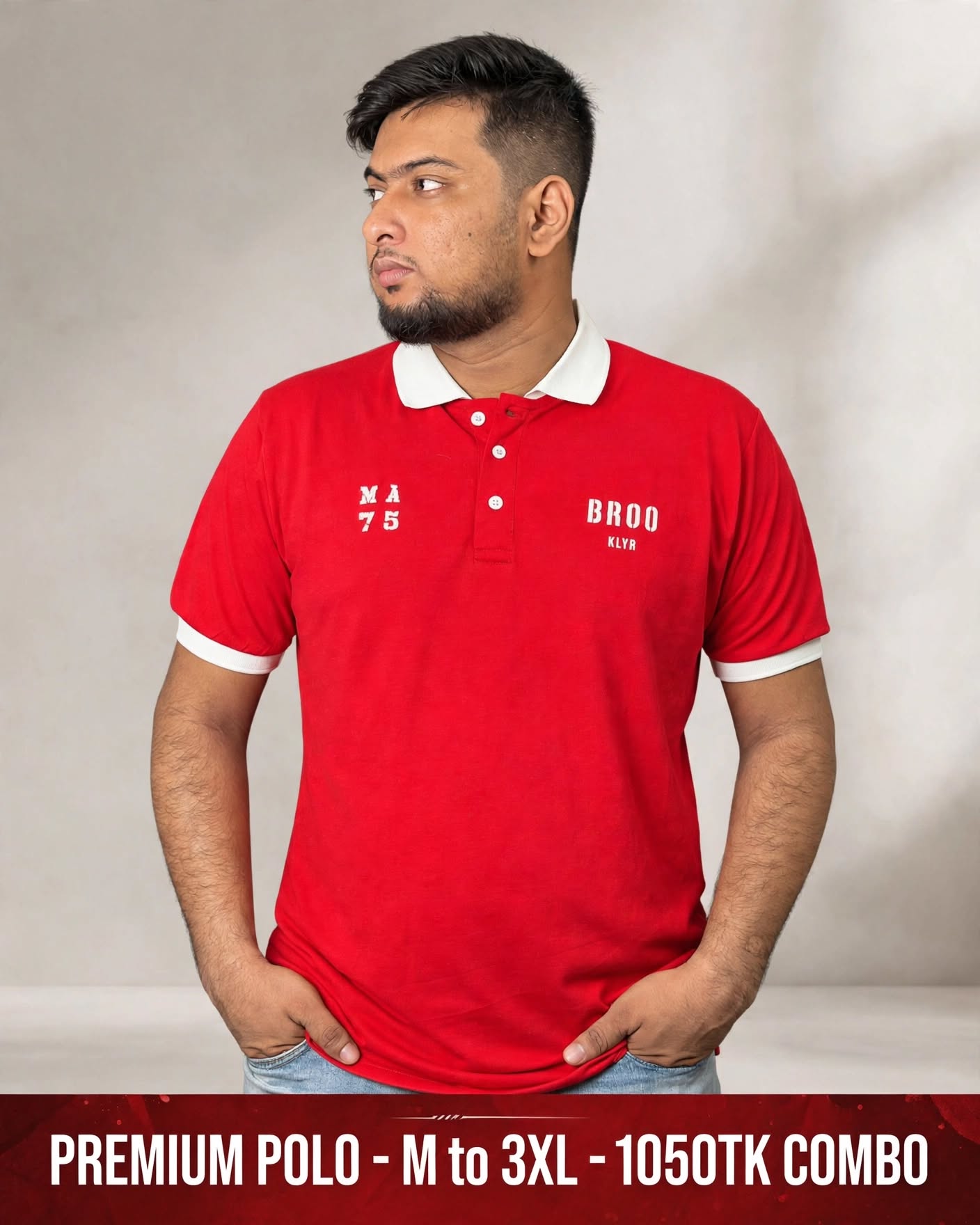 Red Premium Polo